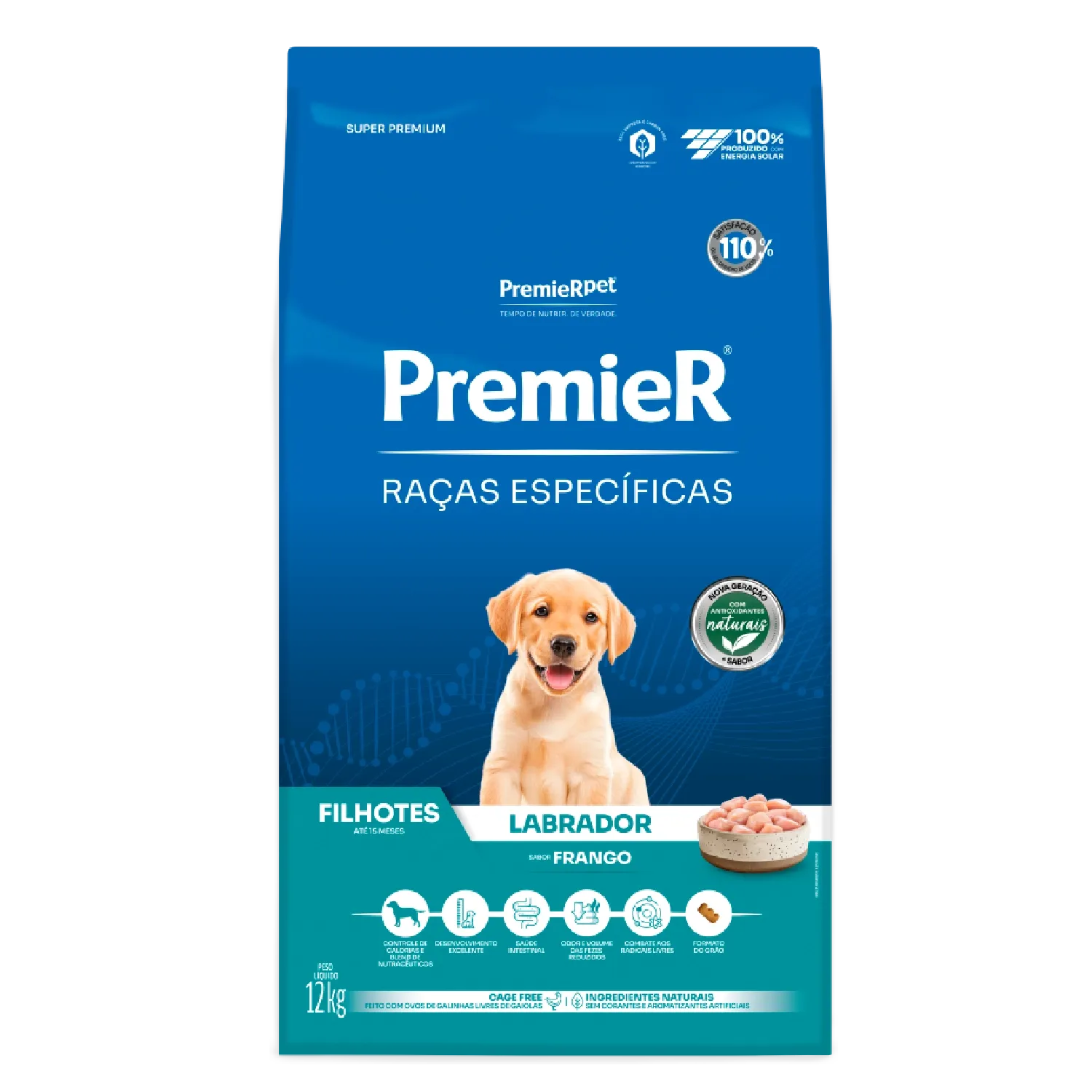 Racao Premier Racas Especificas Labrador Filhotes 12kg frente
